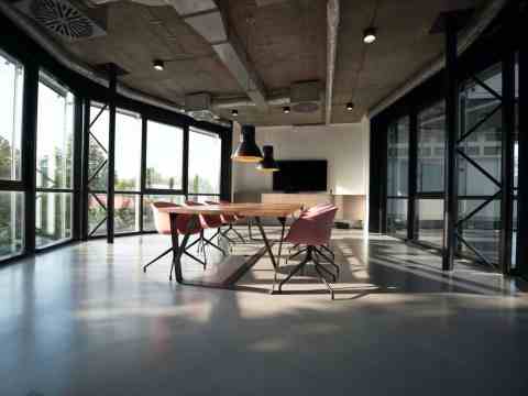 Boardroom. Waiting for the C-suite