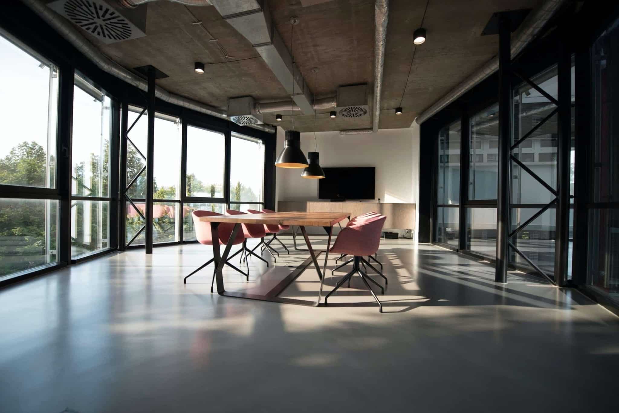 Boardroom. Waiting for the C-suite