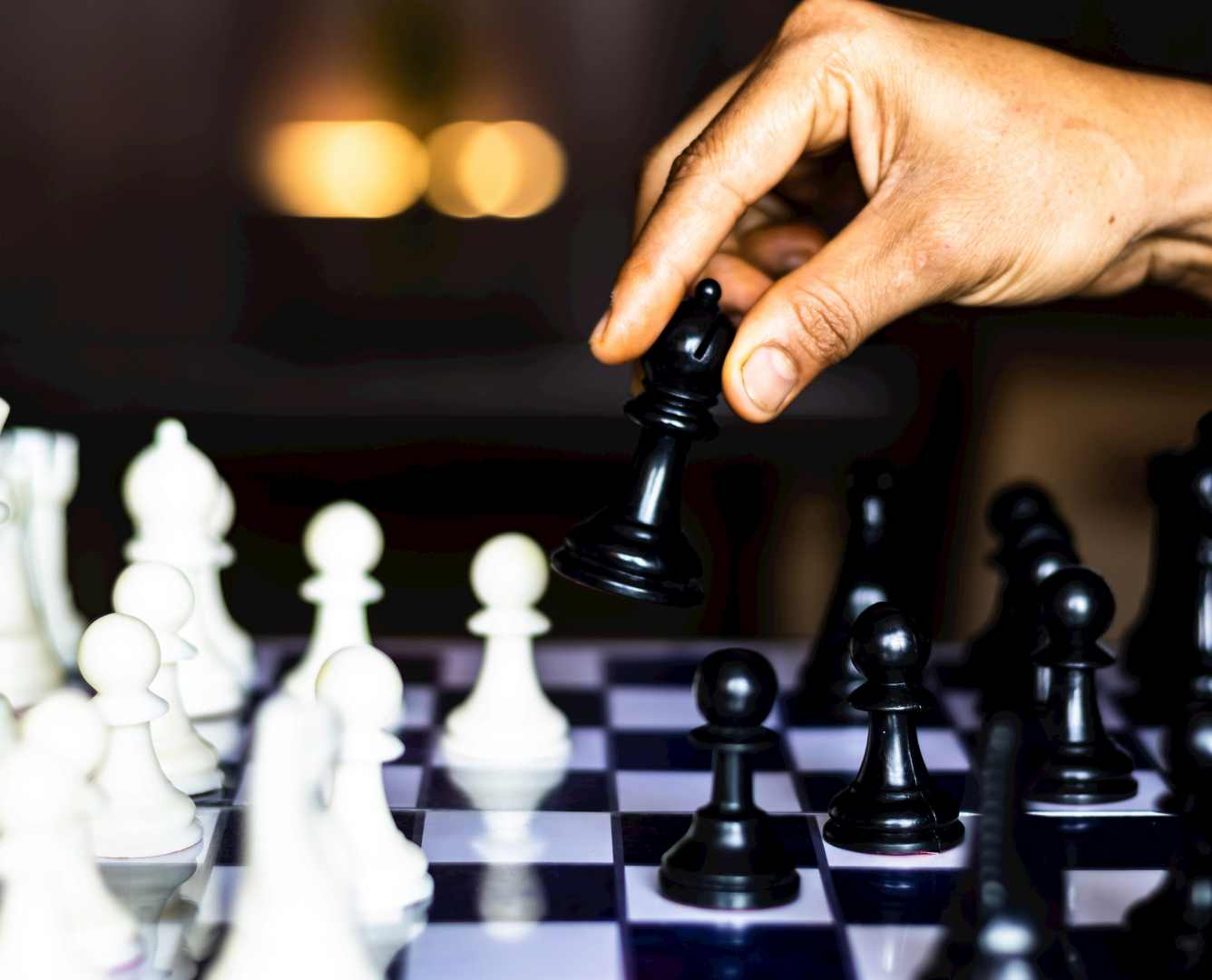 Strategic leadership selection by executive recruiters on a chessboard