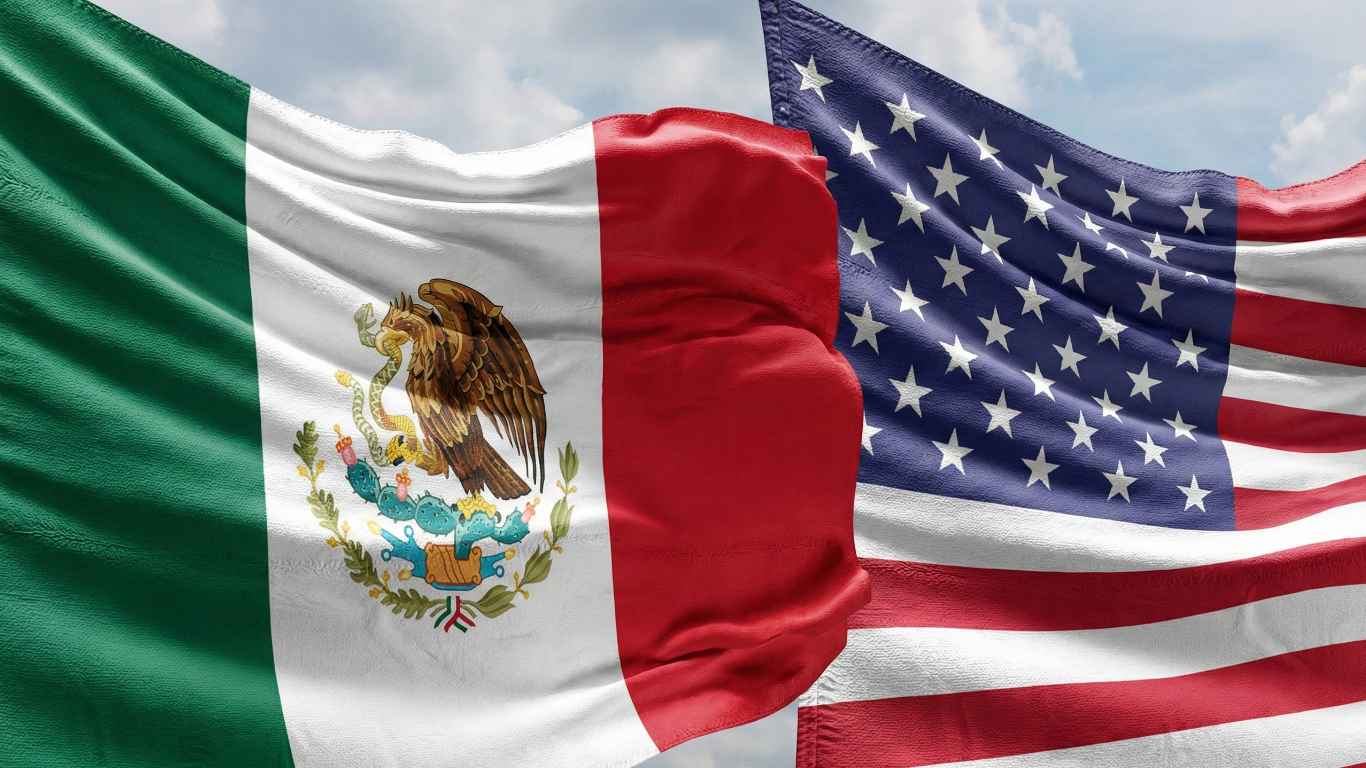 U.S. Mexico cross-border executive search consultant professional handshake representing bi-national business partnership