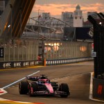 F1 pit stop transition moment representing the shift from founder mode to operator mode at Series B